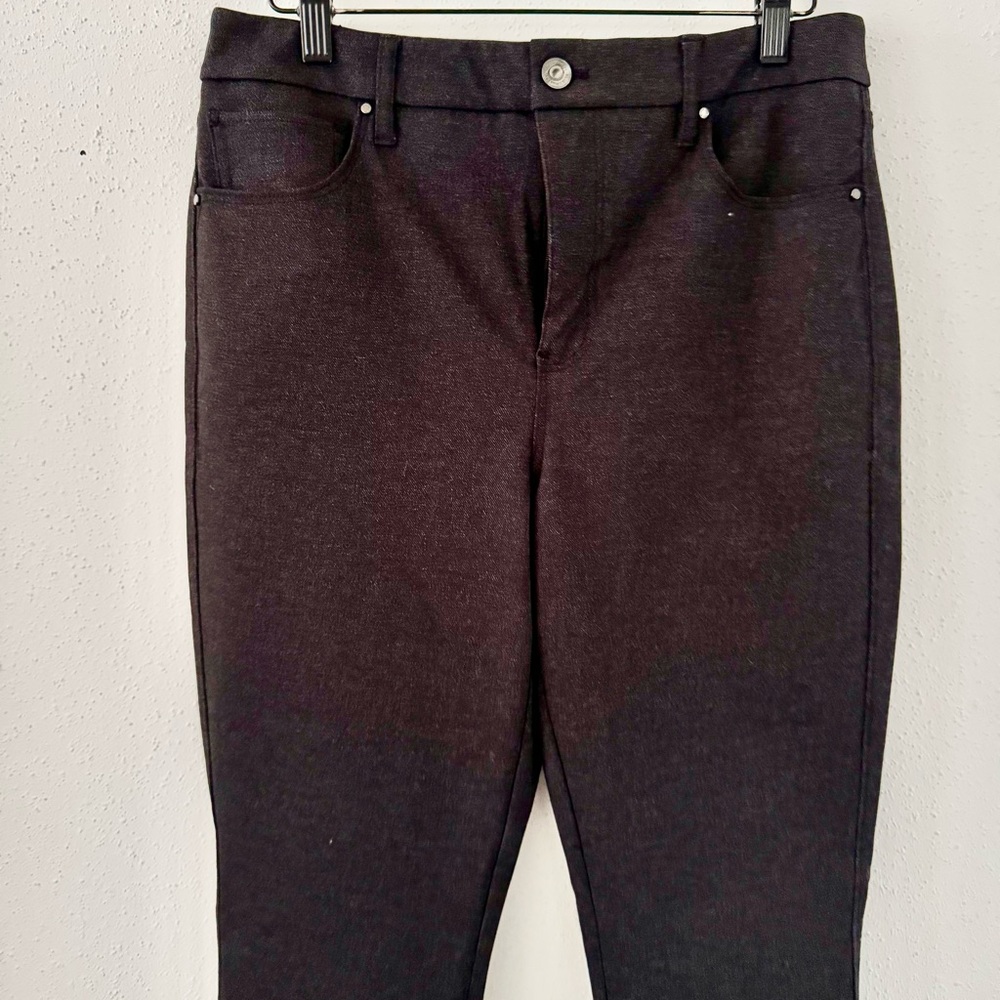 New WHBM High-Rise Skinny Jeans in Grey Women's Size 8 Soft Denim Knit Stretch - Picture 2 of 6